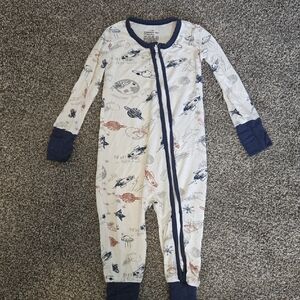 Kids Space-Themed One Piece Pajamas